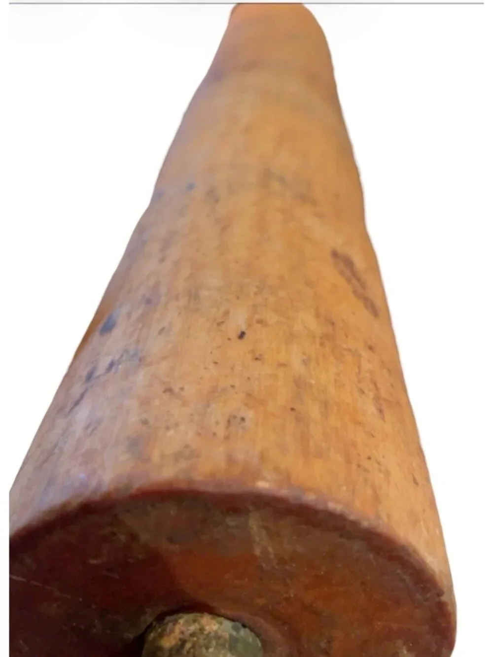 Antique Hardwood Rolling Pin Raised U 30